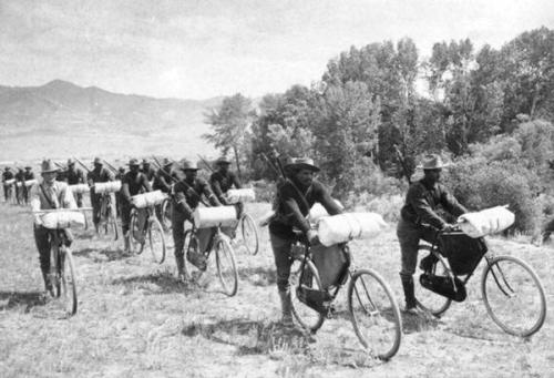US 25th Infantry on bicycles